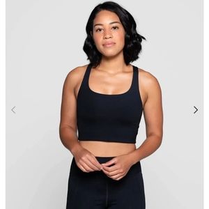 Girlfriend Collective Paloma Bra- Black Small